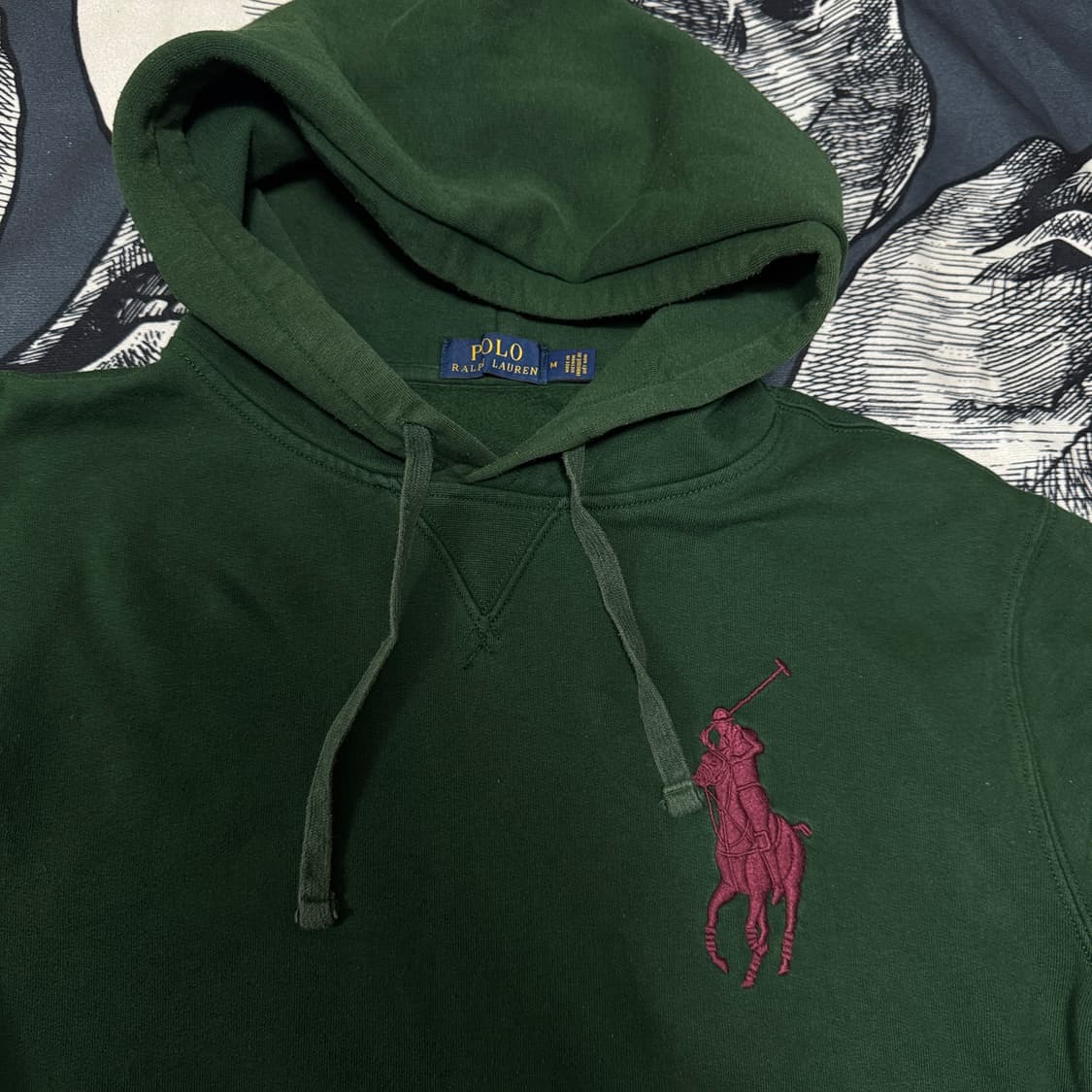 폴로 포니 후드티 M사이즈  상품이미지4