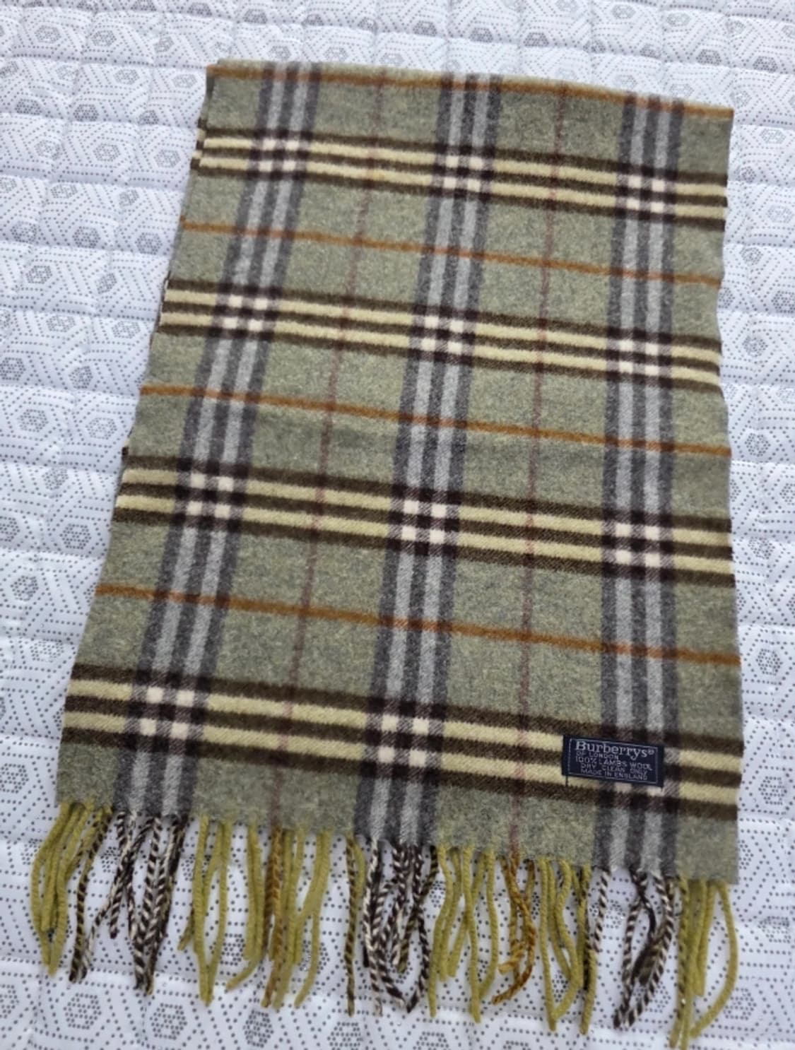 버버리 램스울 체크 머플러 상품이미지5