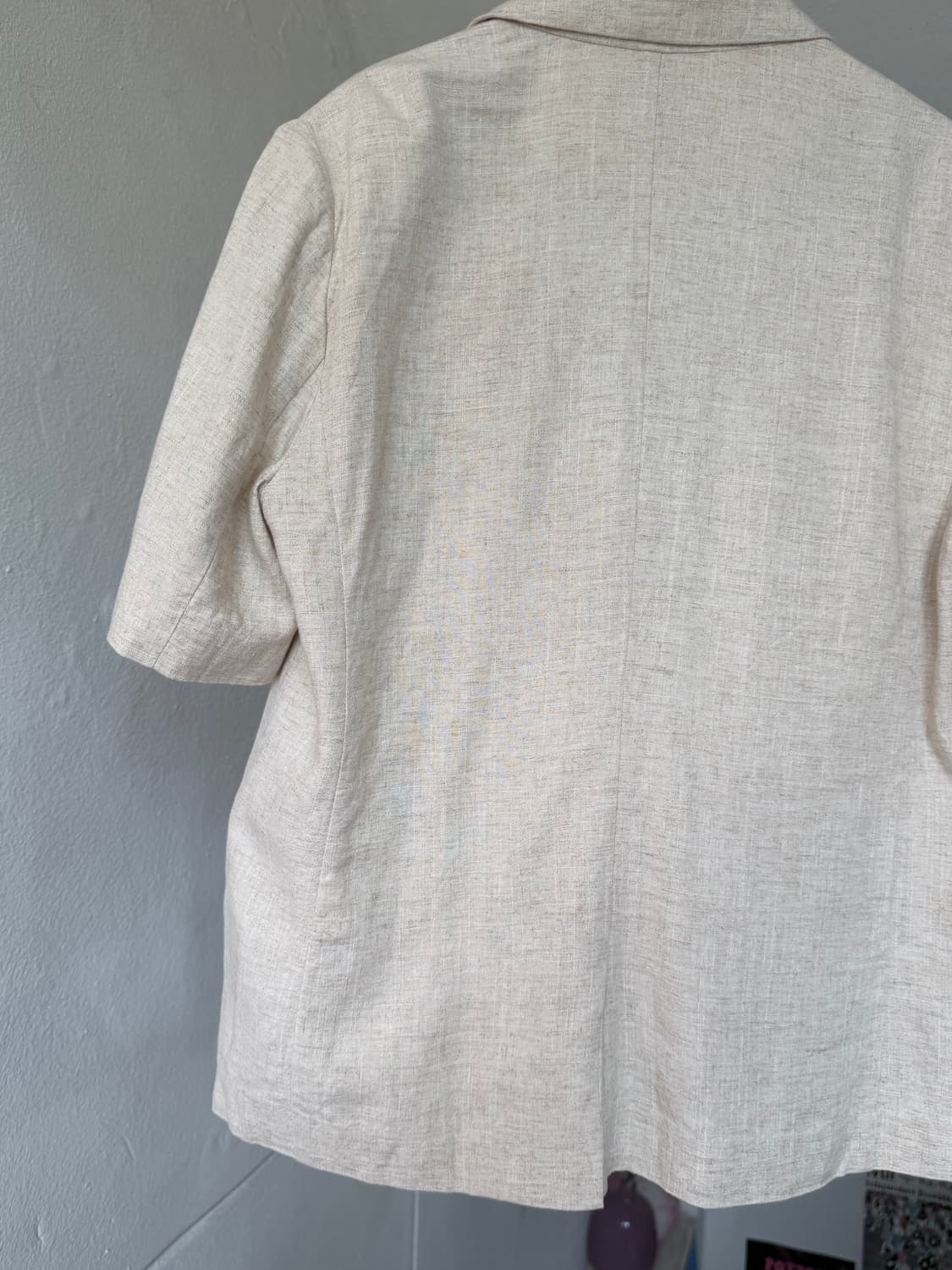 빈티지 리넨 하프자켓 상품이미지6