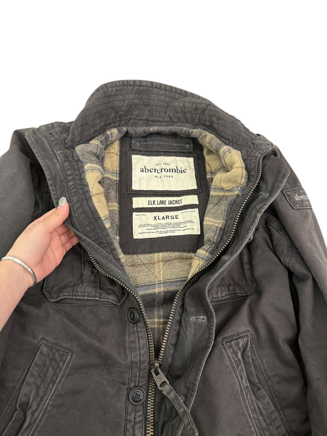 아베크롬비 차콜 자켓 상품이미지9