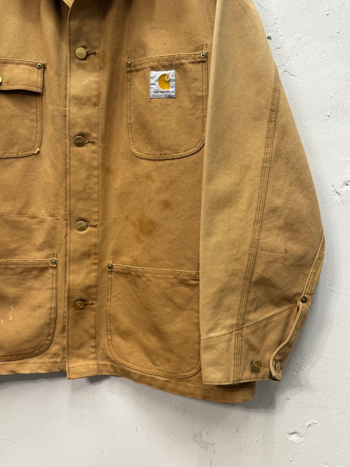 CARHARTT Brown Duck Chore Jacket 상품이미지4