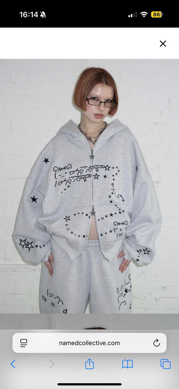 네임드콜렉티브 named collective bunny 토끼 후드집업 상품이미지3