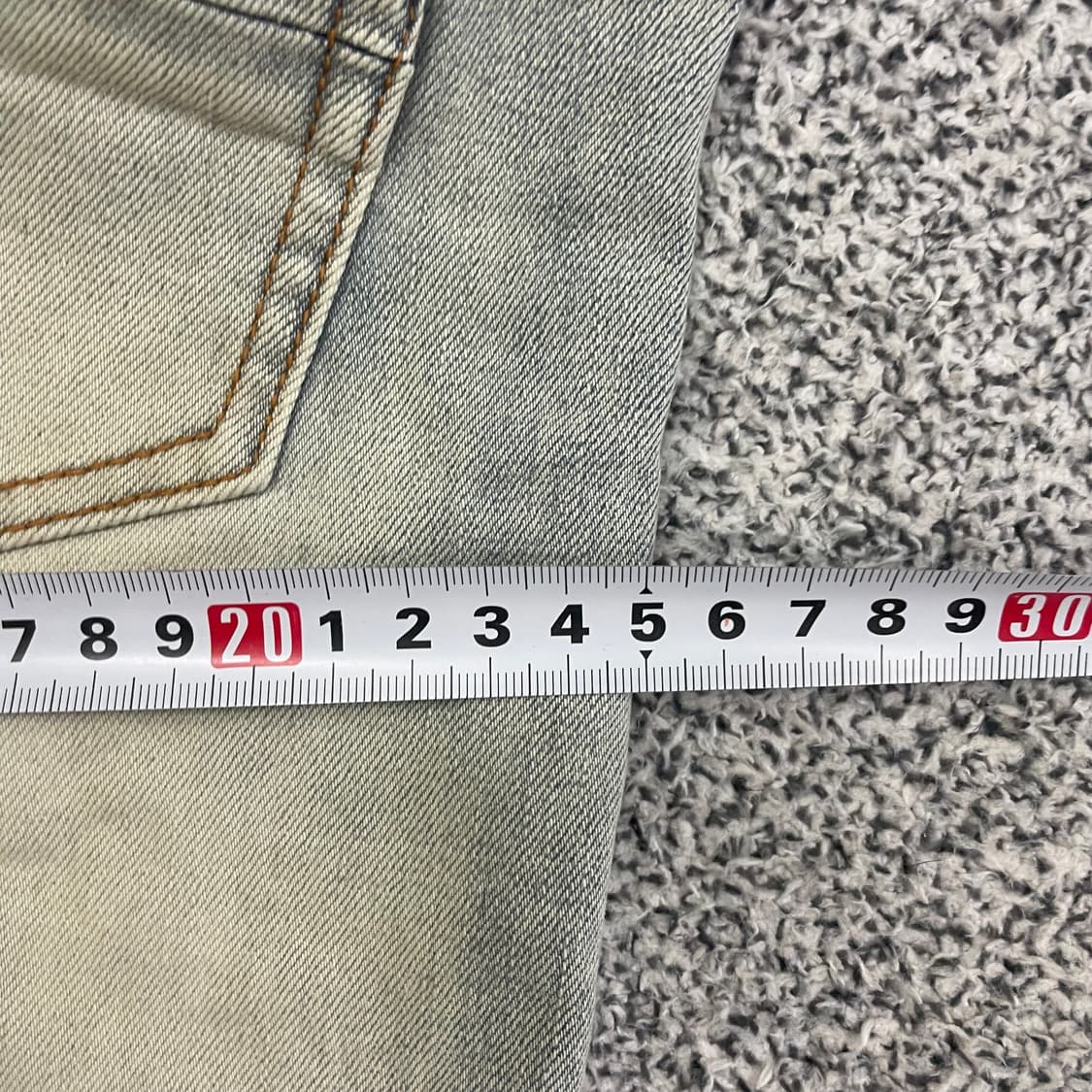 아미리 블루워싱 앤 래드패치 데님팬츠 0105HS1  상품이미지5