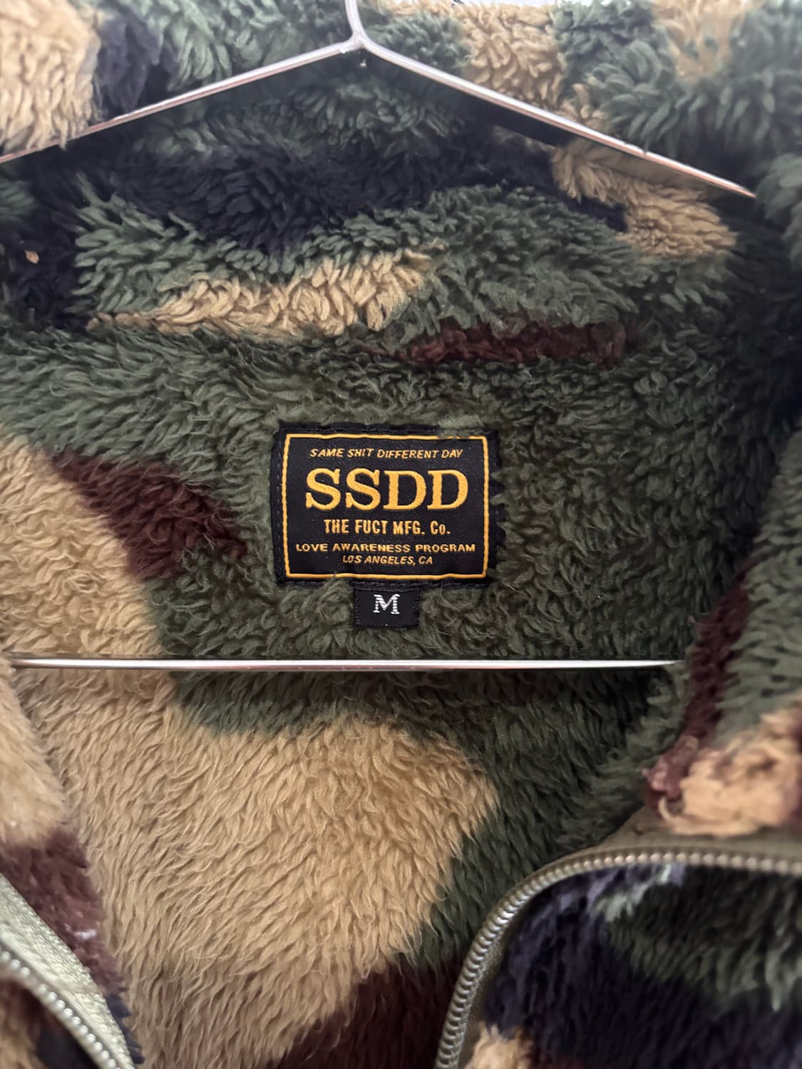 Fuct fleece camo jacket 상품이미지5