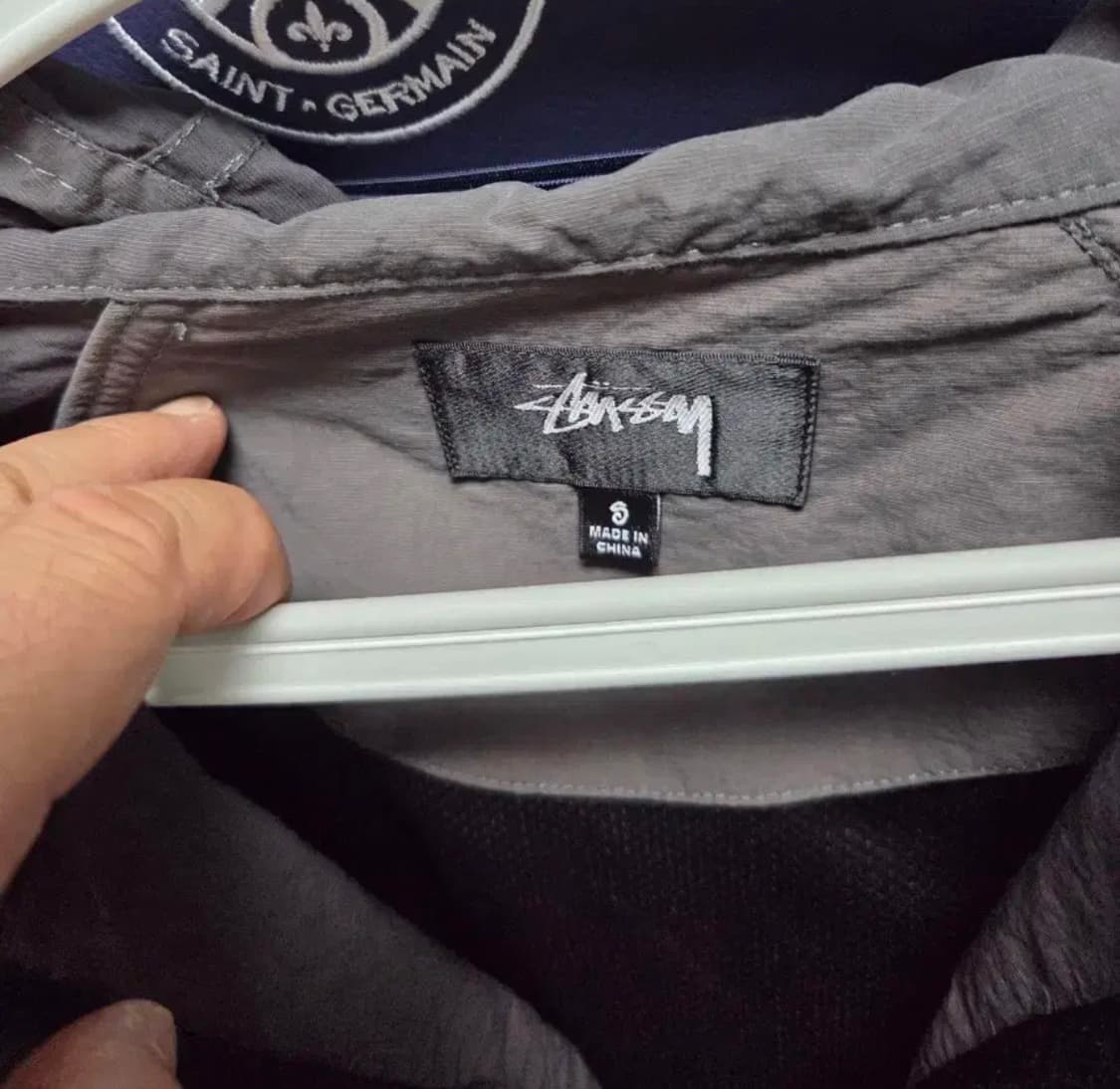 신형 스투시 웨이브 다이 비치 쉘 바람막이 블랙 (S) 상품이미지5