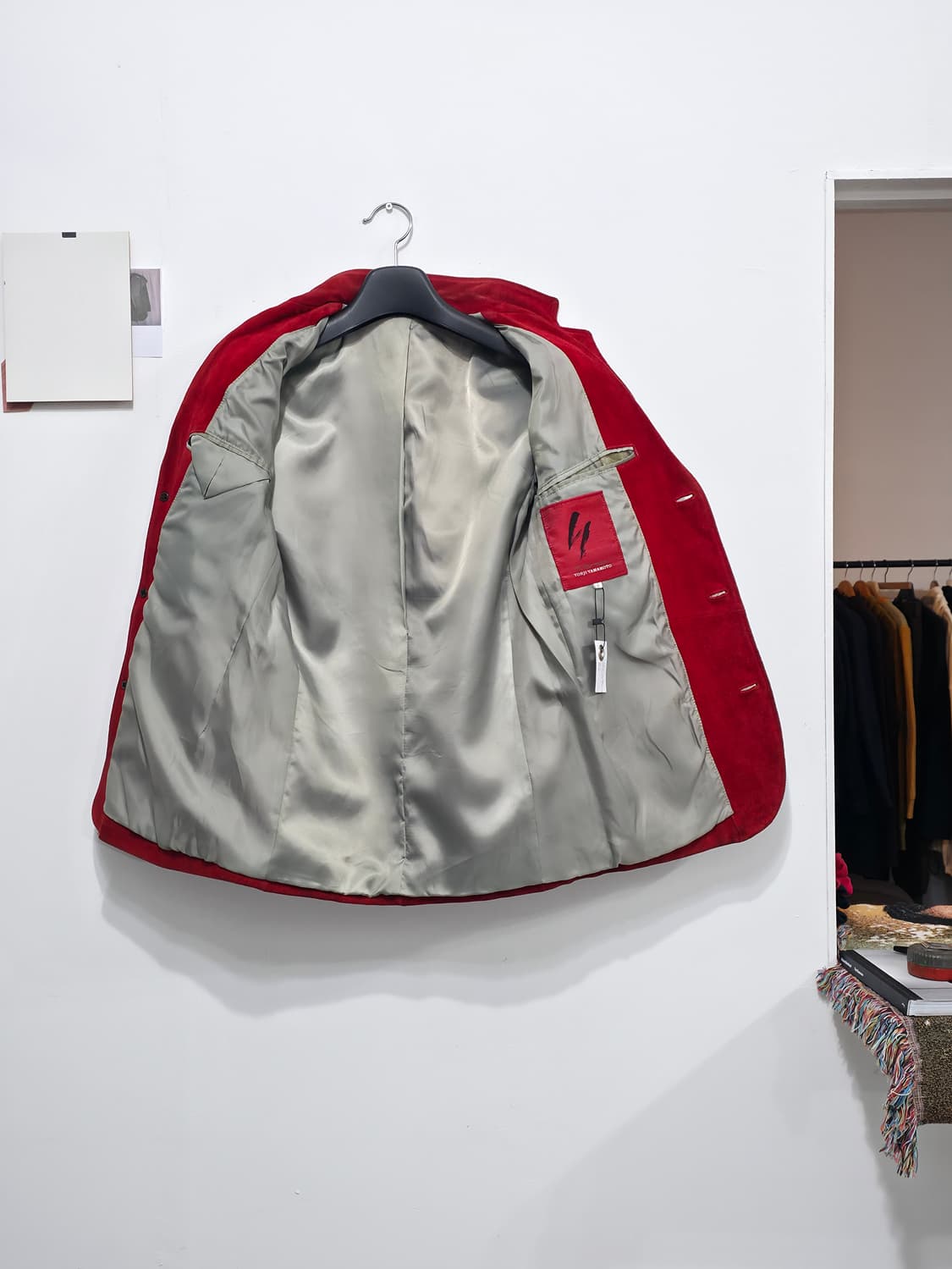 Y's for men red rabel leather jacket 상품이미지5