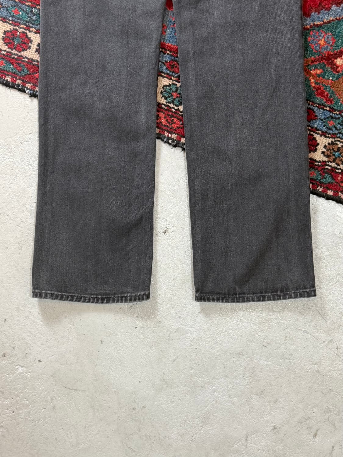 90's USA Made 빈티지 리바이스 517 블랙 부츠컷 상품이미지8