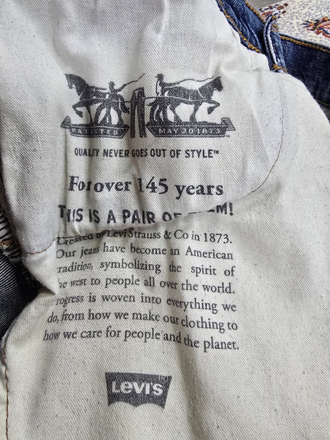 리바이스 511청바지 블루 데님 팬츠 (1816) 상품이미지6