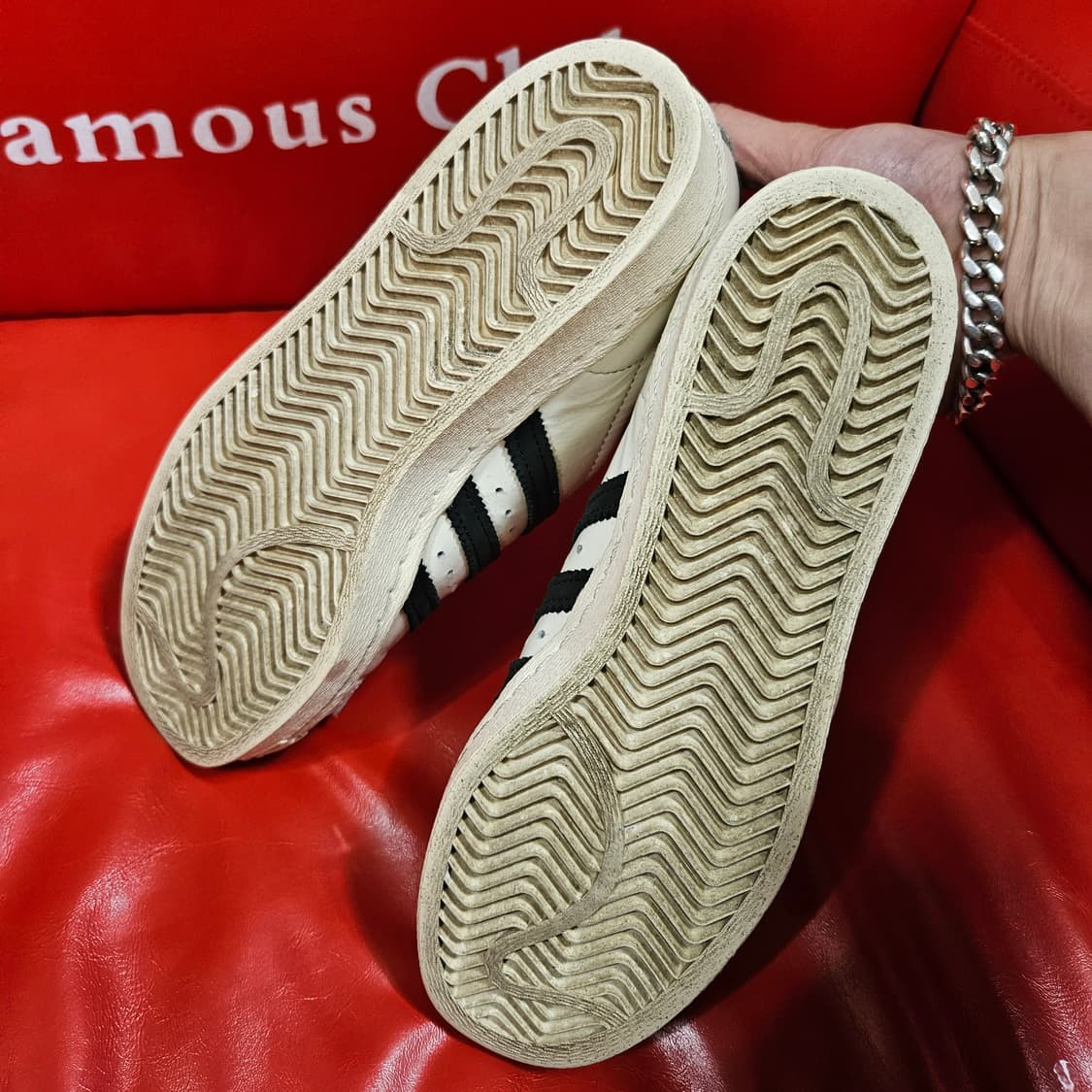 아디다스(Adidas) 80's 슈퍼스타 레트로 화이트 235size 상품이미지8