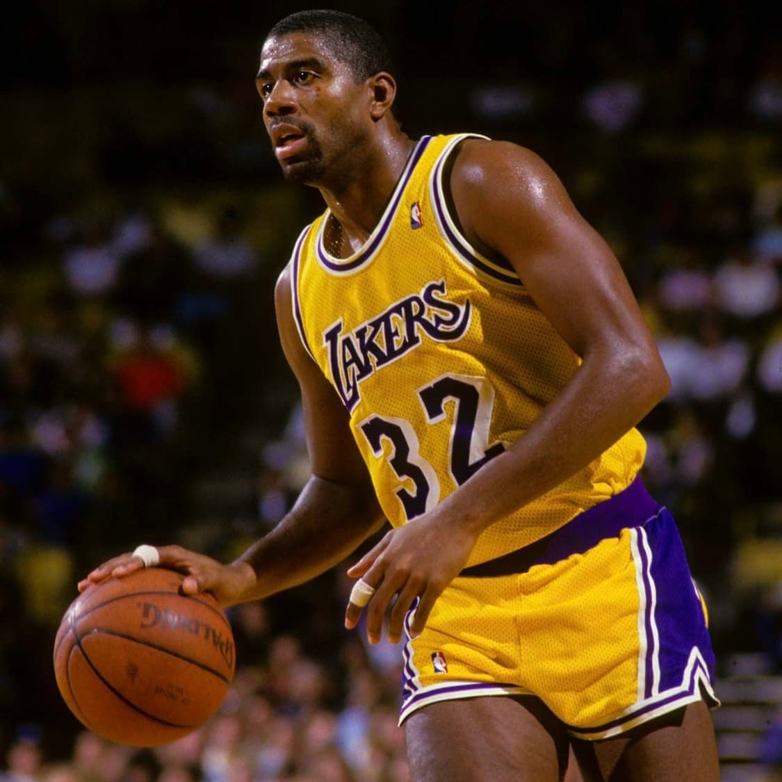 00s 미국 빈티지 아디다스 NBA LA레이커스 매직존슨 농구유니폼 상품이미지1
