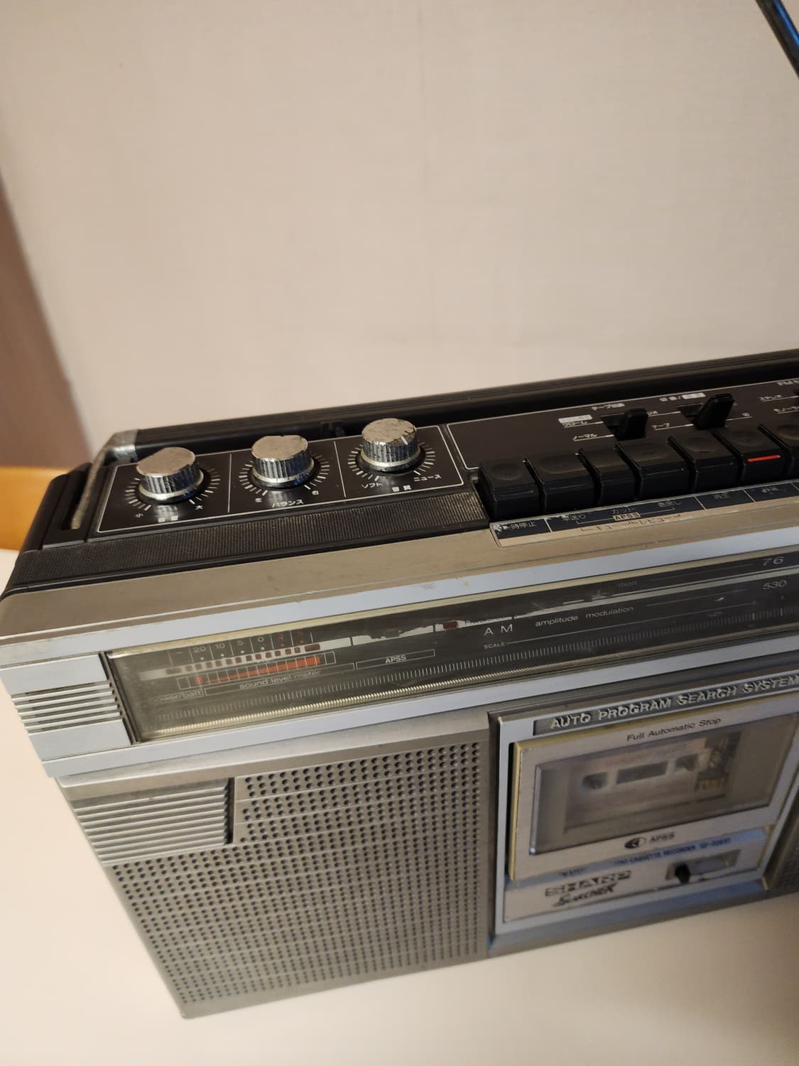 70년대 일본 샤프 빈티지 카세트 플레이어 GF-208ST  상품이미지2