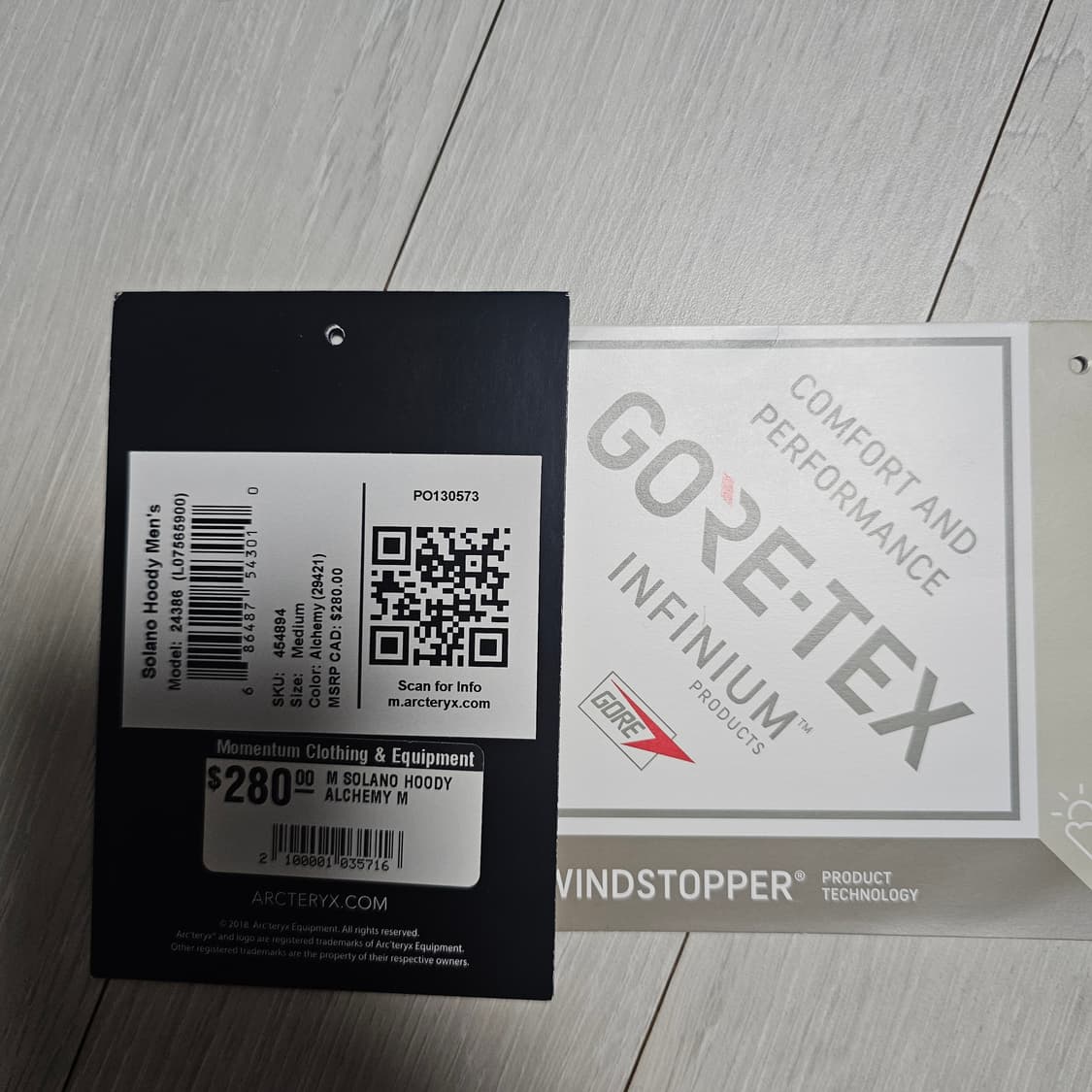 아크테릭스 솔라노 알케미 고어텍스 자켓 상품이미지4