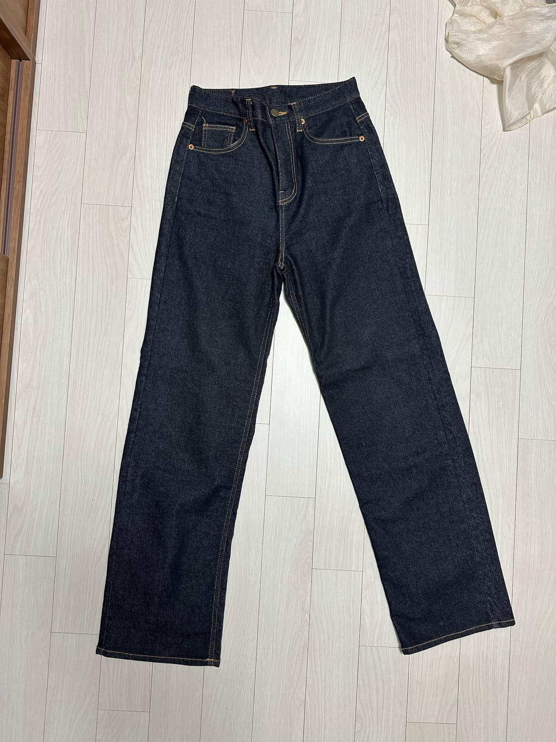 라룸 티코생지데님 S 블랙 논페이드 상품이미지7