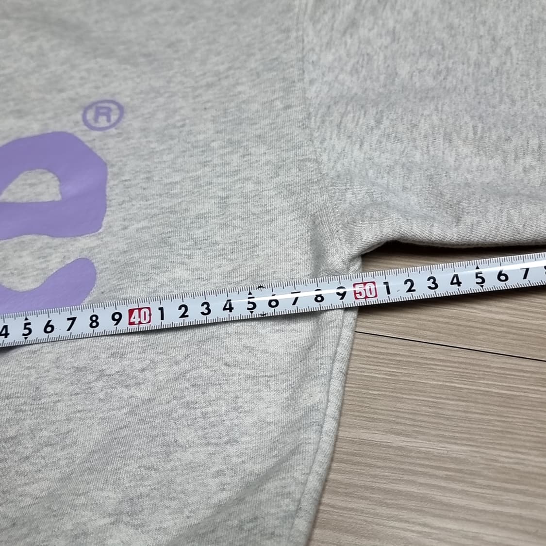 Lee 리 퍼플 로고 맨투맨 그레이(s) 상품이미지6