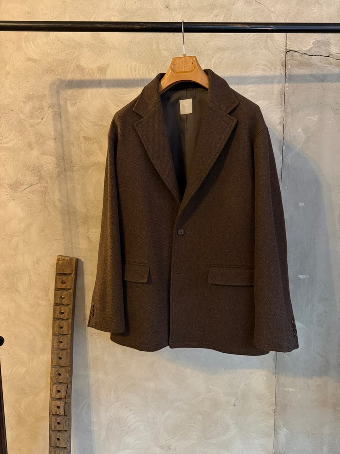 어나더오피스 플란넬 테일러드 자켓 100 상품이미지10