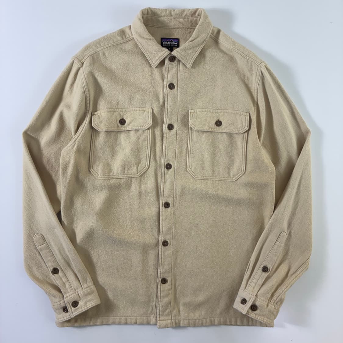 Patagonia 파타고니아 오가닉 코튼 2포켓 크림 셔츠 상품이미지1