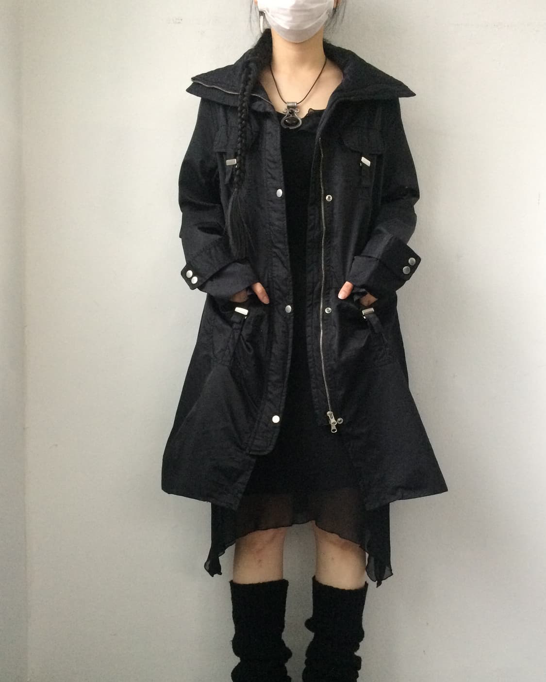High neck multi pocket jacket 상품이미지6