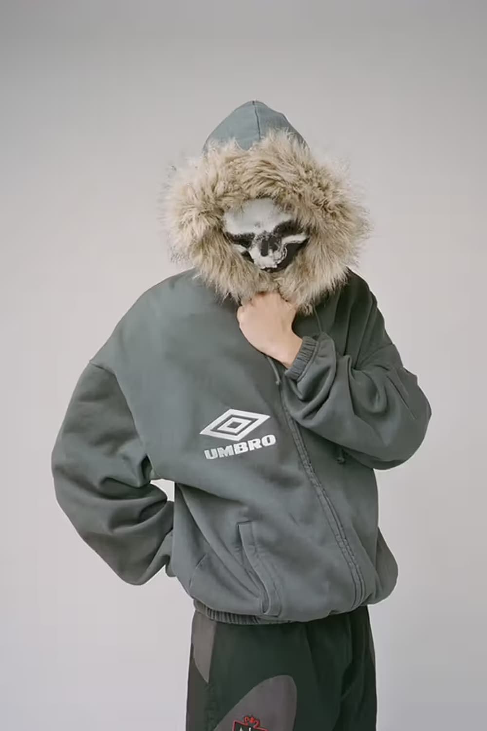 엄브로 슬램잼 umbro slam jam 퍼 후드집업 xl 상품이미지1