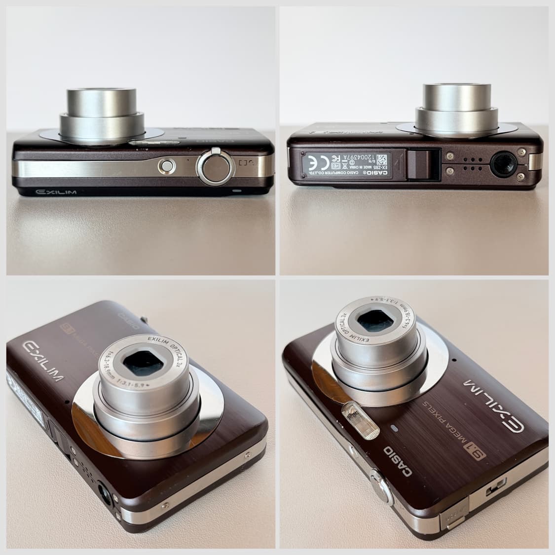 ✨츄 프리지아 픽 풀박셋✨ 카시오 엑슬림 EX-Z85 쵸코 브라운🍫 상품이미지6