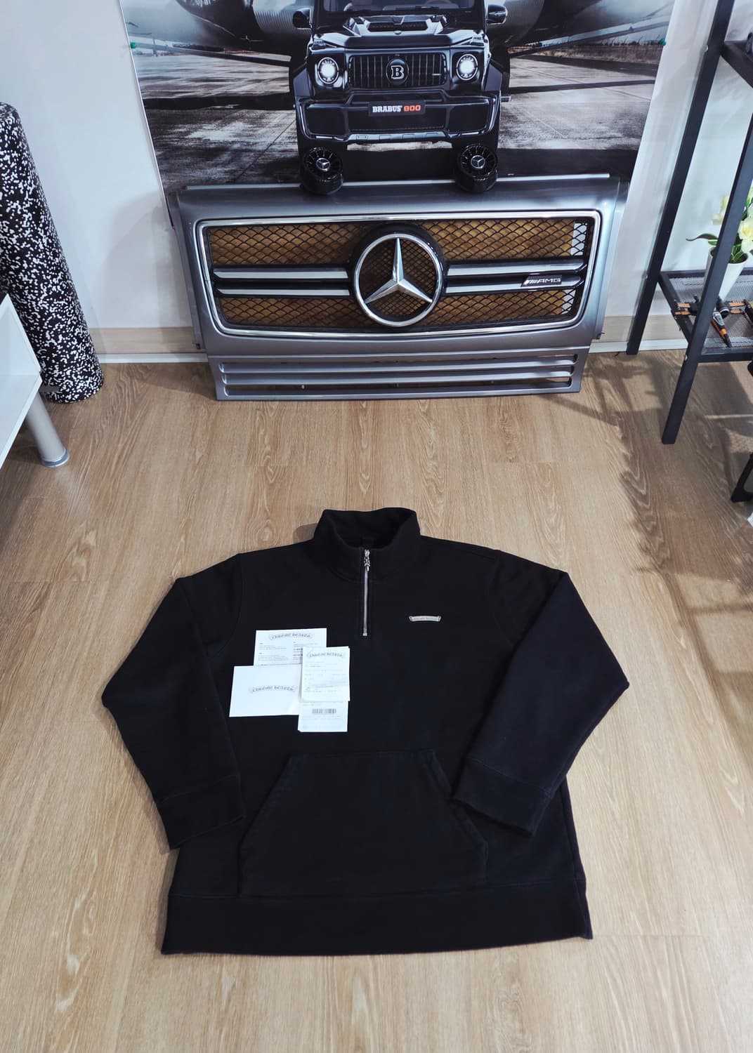 크롬하츠 자수 하프집업(백화점제품) 상품이미지1