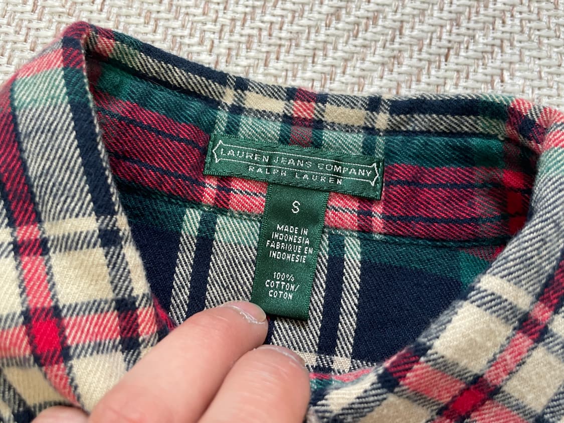 랄프로렌 웨스턴 요크 스터드 플란넬 셔츠 상품이미지5