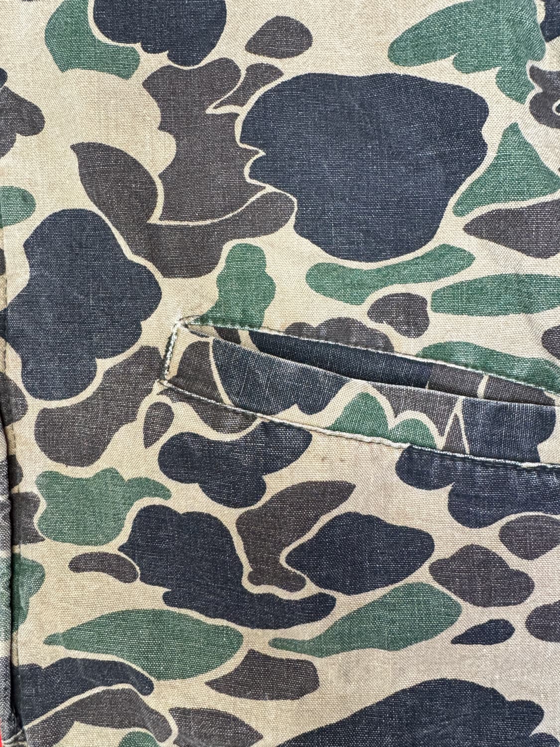 빈티지 덕카모 리버시블 패딩 베스트 OS 상품이미지3