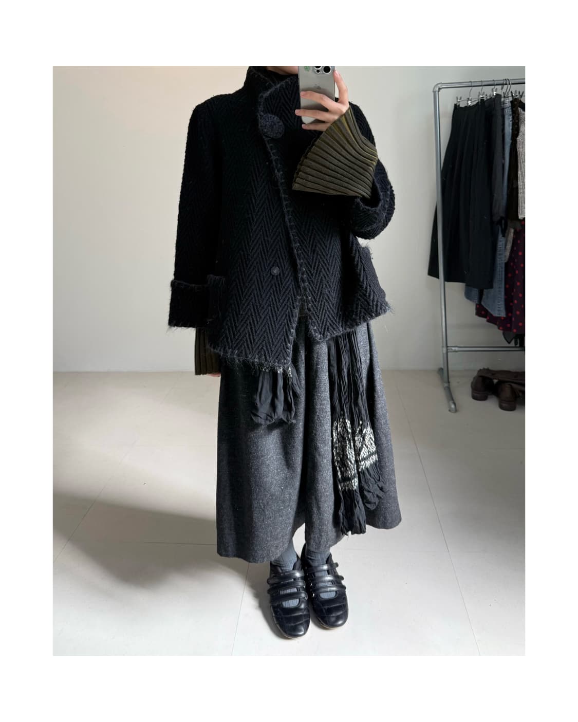 Hiroko koshino 울 자켓 상품이미지1