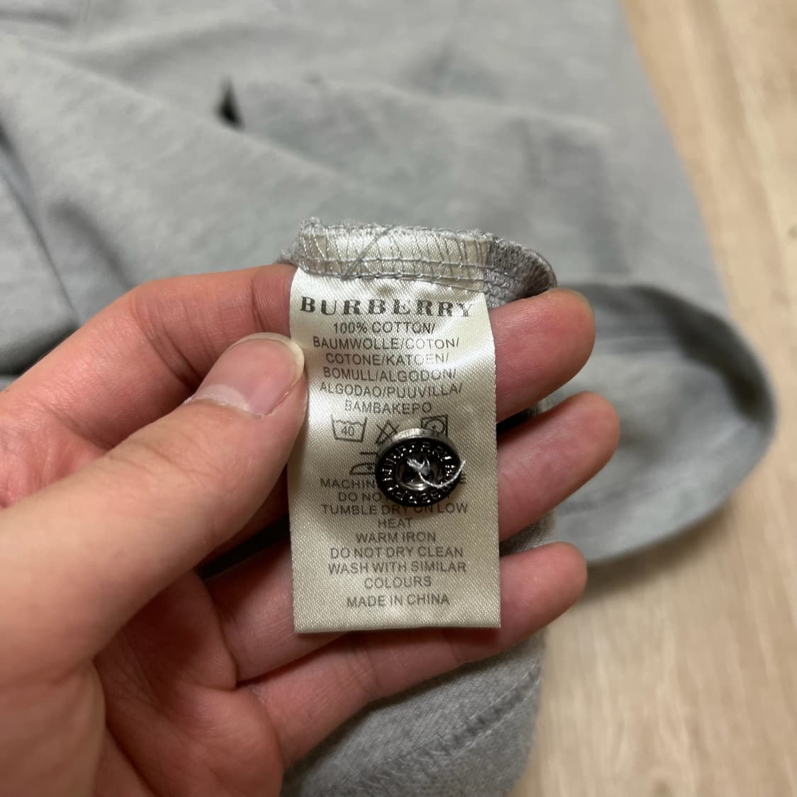 버버리 브릿 노바체크 PK 긴팔 카라티 L/100 상품이미지6