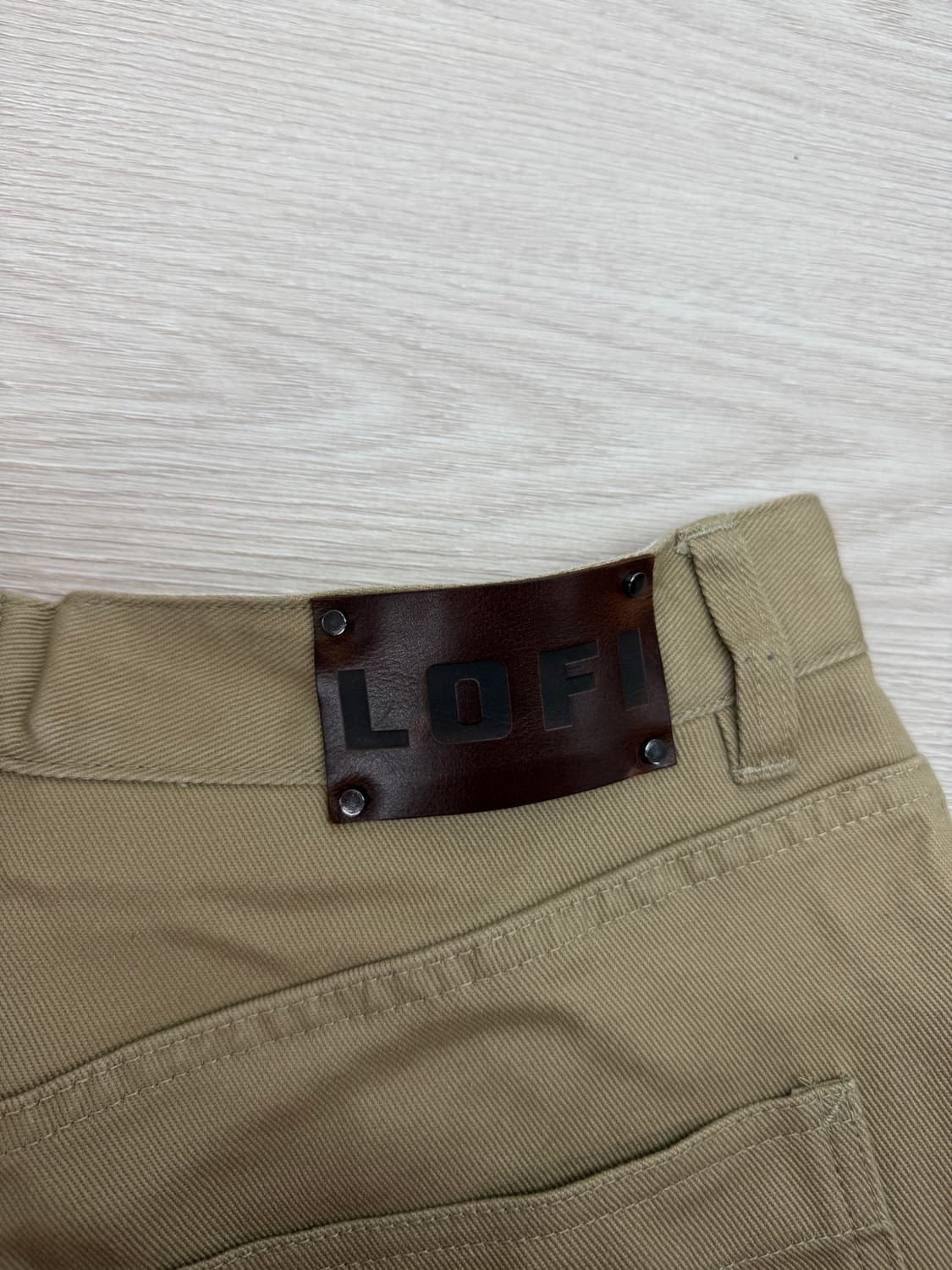 로파이 제플린 맥스 와이드 치노 팬츠 (베이지) 상품이미지4