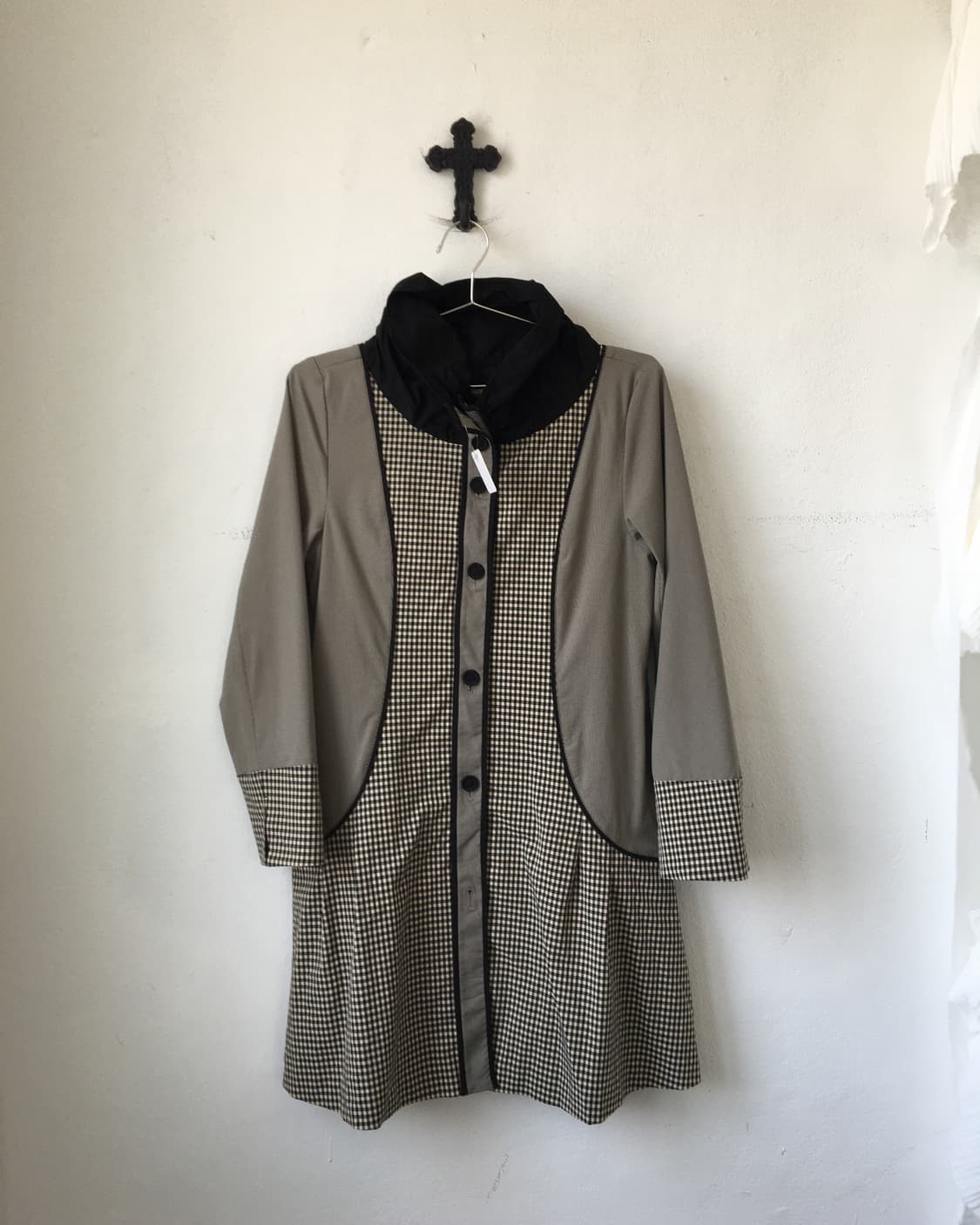 Hiroko koshino check pattern layer high  상품이미지1