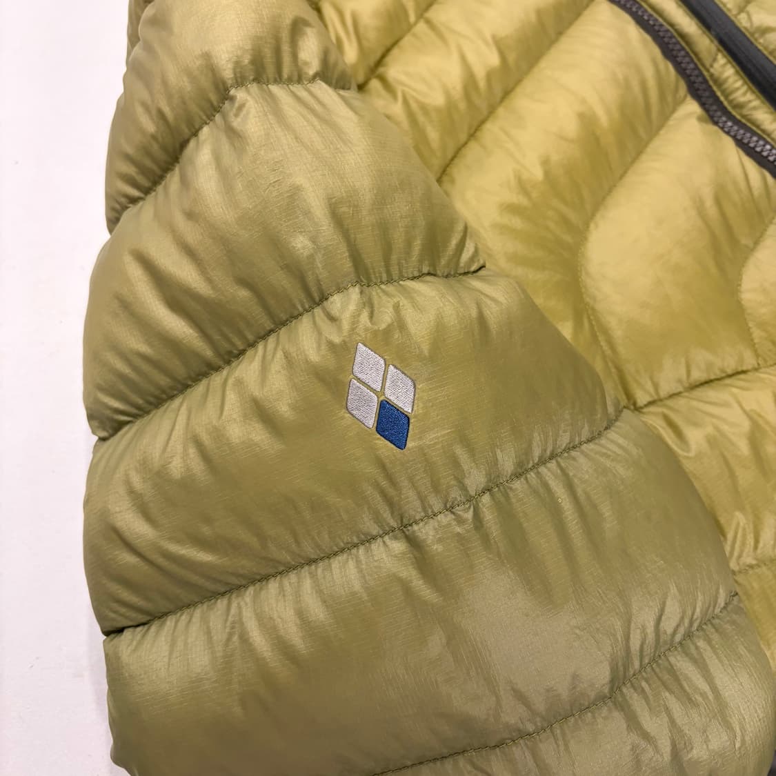[2XL] 몽벨 EX800 다운 패딩 점퍼 카키/브라운 D961 상품이미지5
