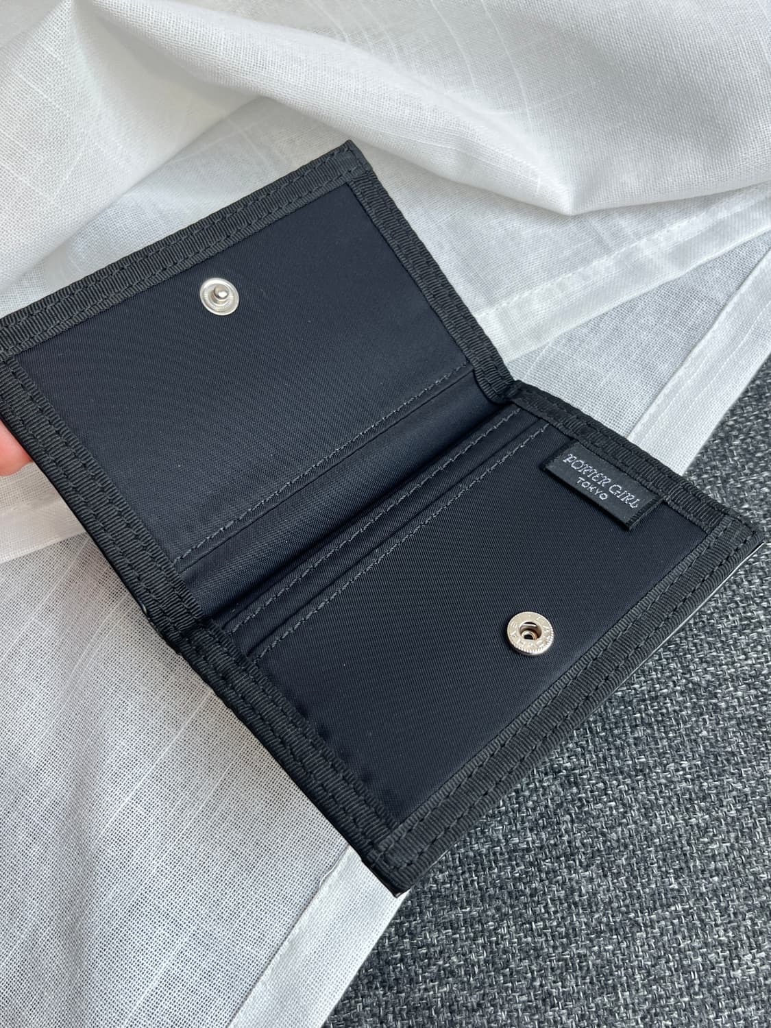 Porter 포터 도트 카드지갑 블랙 상품이미지10