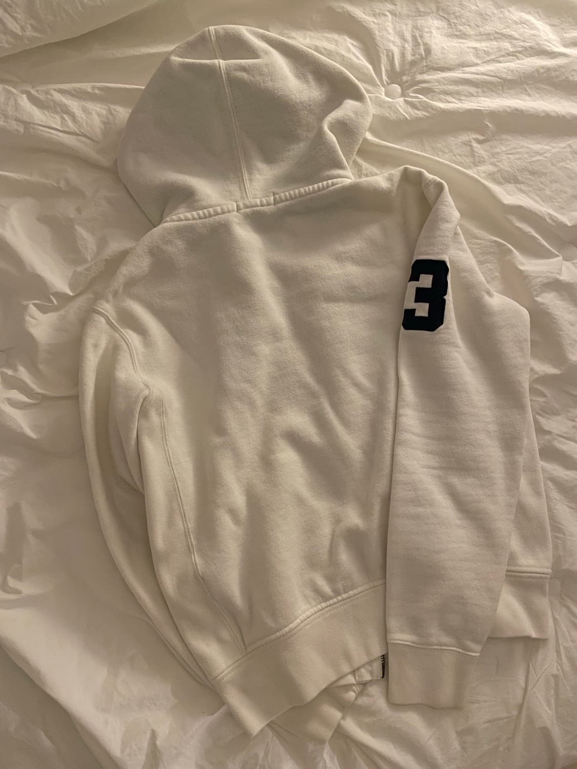 폴로 랄프로렌 빅포니 체크 투웨이 후드집업 화이트 #3 상품이미지4