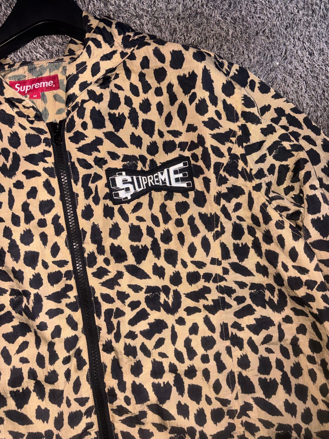 슈프림 치타 호피 바람막이 상품이미지1