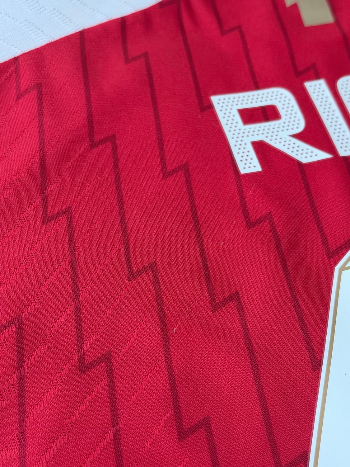 [ 해외 L ] 아스날 23/24 홈 어센틱 챔스마킹,라이스마킹 상품이미지5