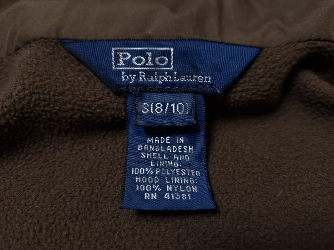 [무료배송][140-150]폴로 키즈 기모 바람막이 후드점퍼 상품이미지5