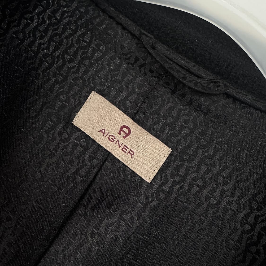 아이그너 텍스처 블록 트위드 코트 상품이미지2