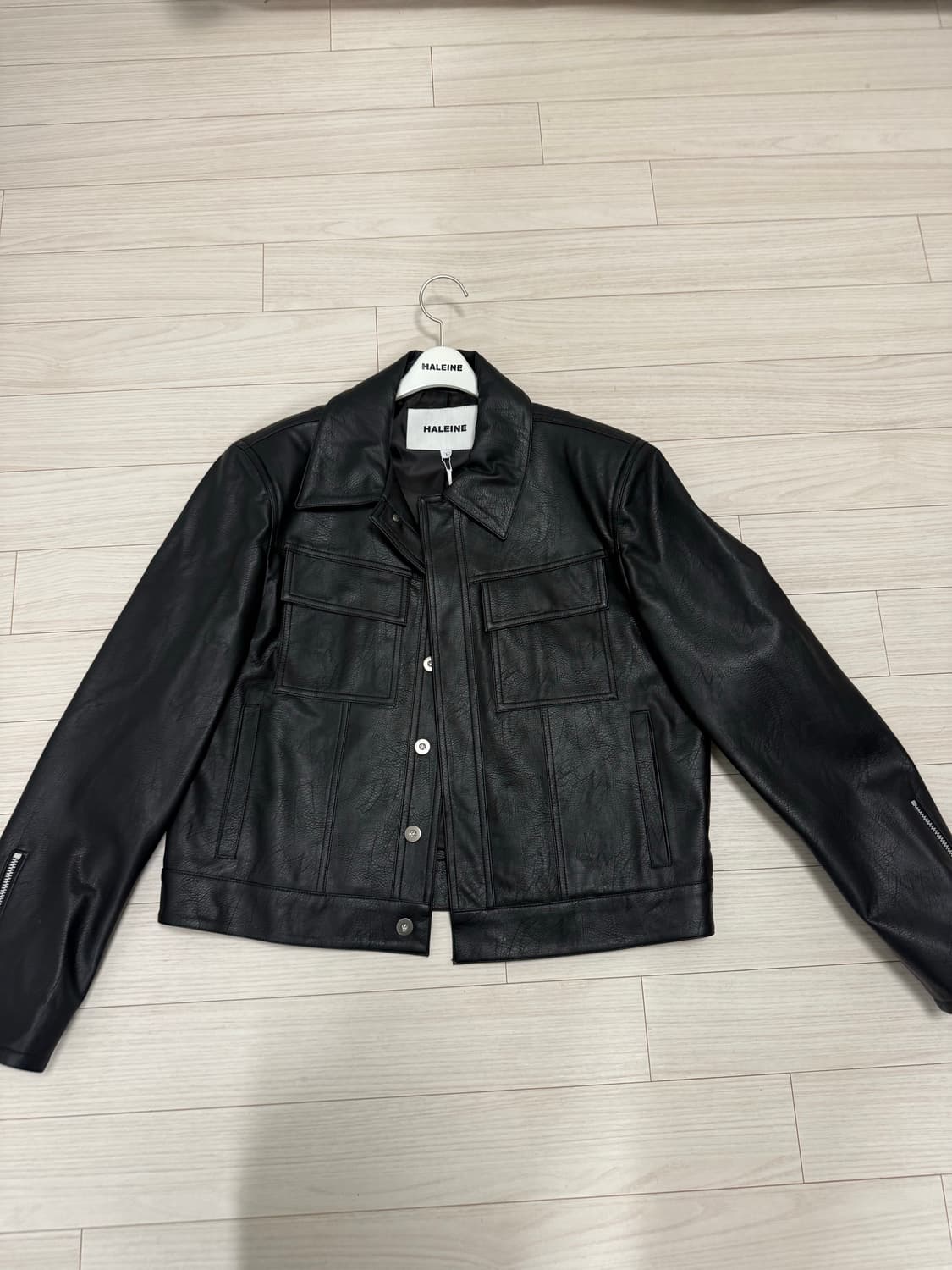 알렌느 트러커 포우 레더 자켓 1사이즈 상품이미지1