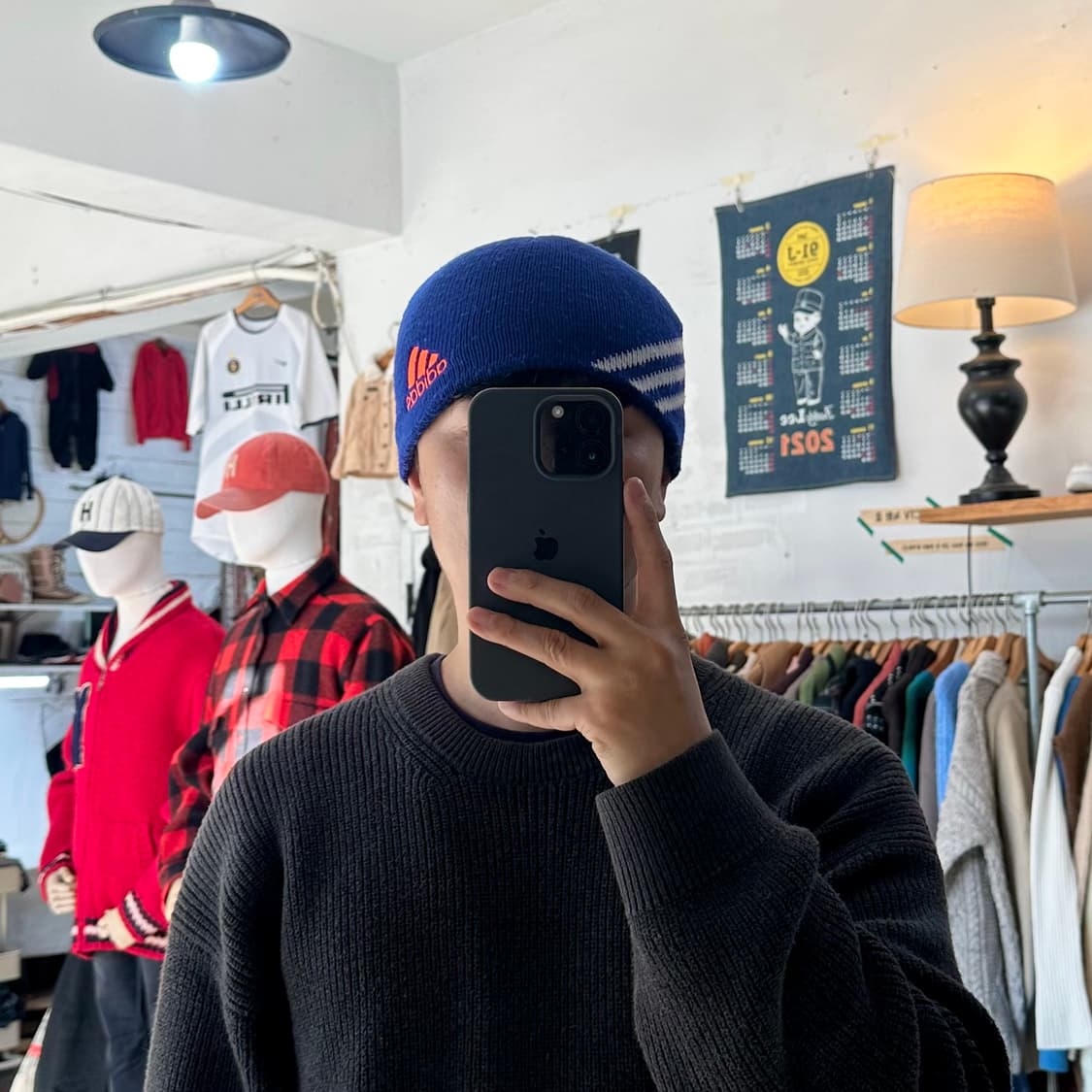 (착용컷) 아디다스 올드스쿨 비니 (54~57cm) 상품이미지2