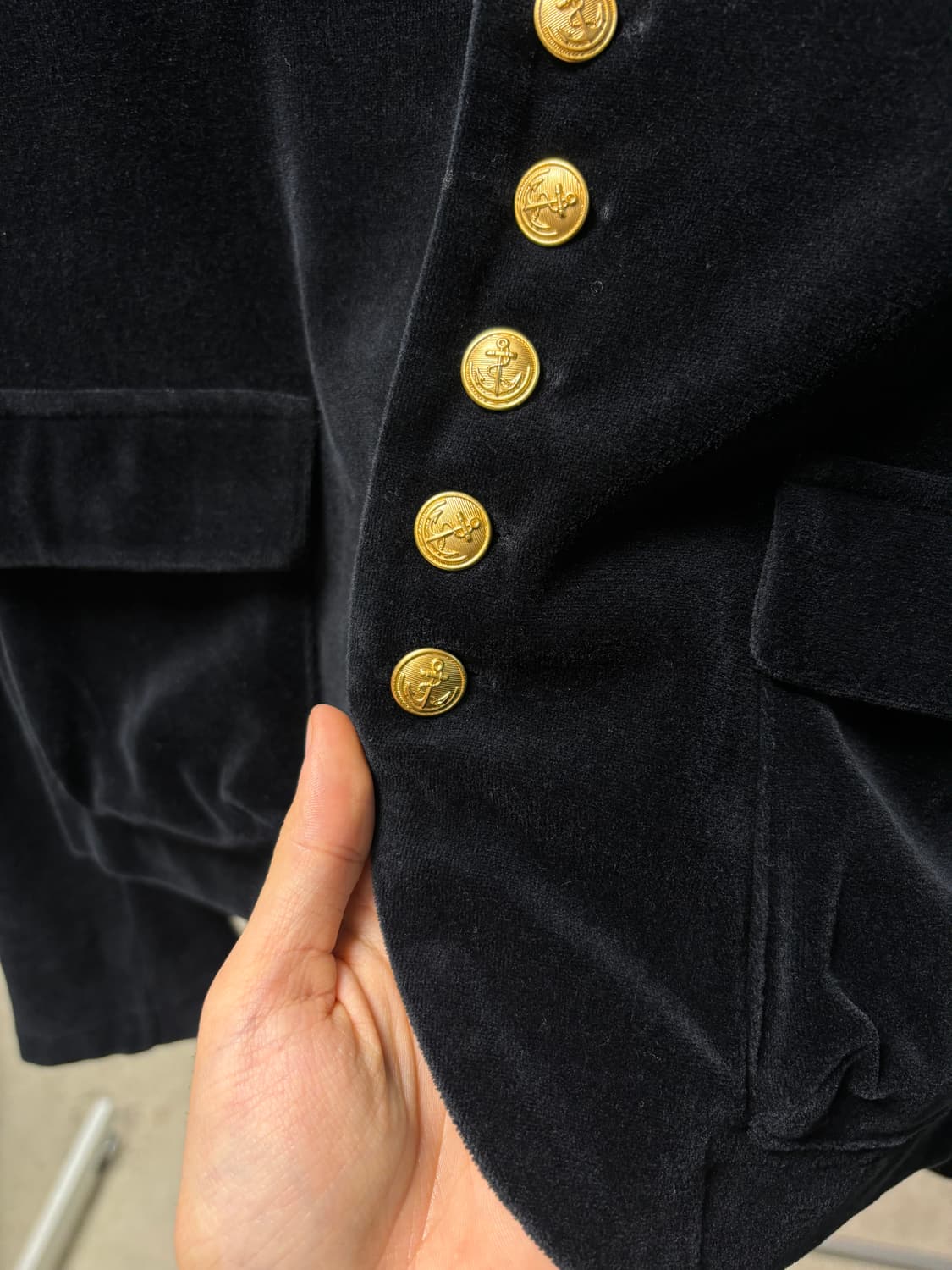 스나오 쿠와하라 벨벳 금장 자켓 상품이미지3