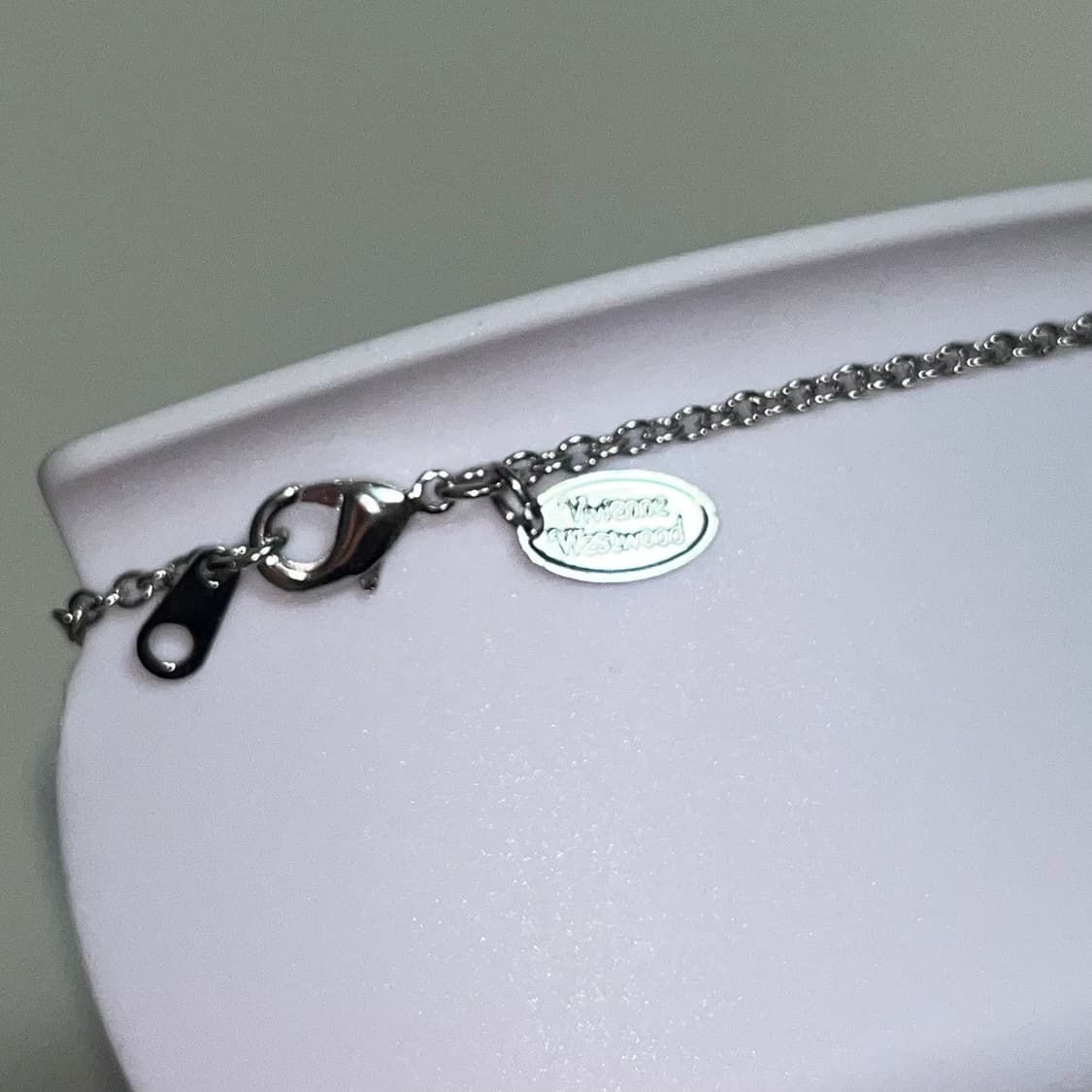비비안웨스트우드 디아망떼 화이트 목걸이 상품이미지7