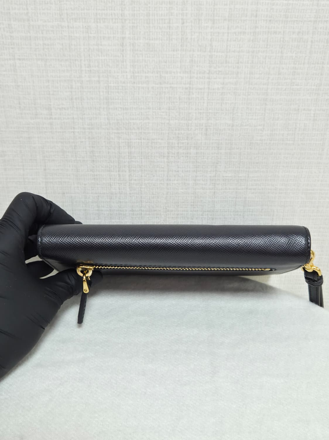 프라다 사피아노 장지갑 / 블랙 / 정품 상품이미지4