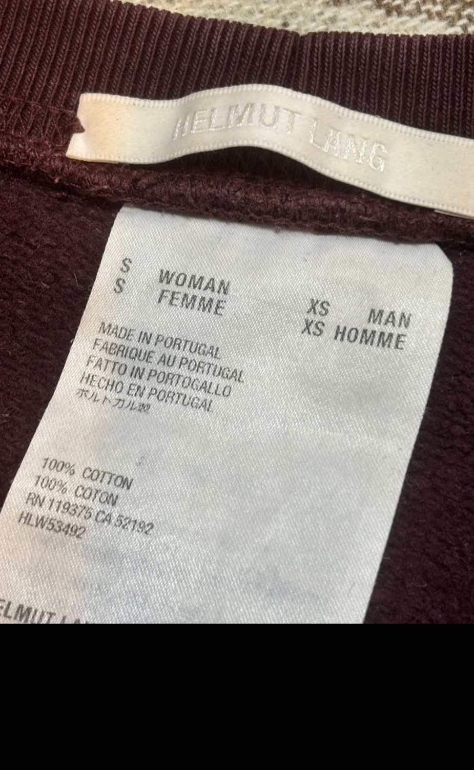 헬무트랭 스웻셔츠 상품이미지3