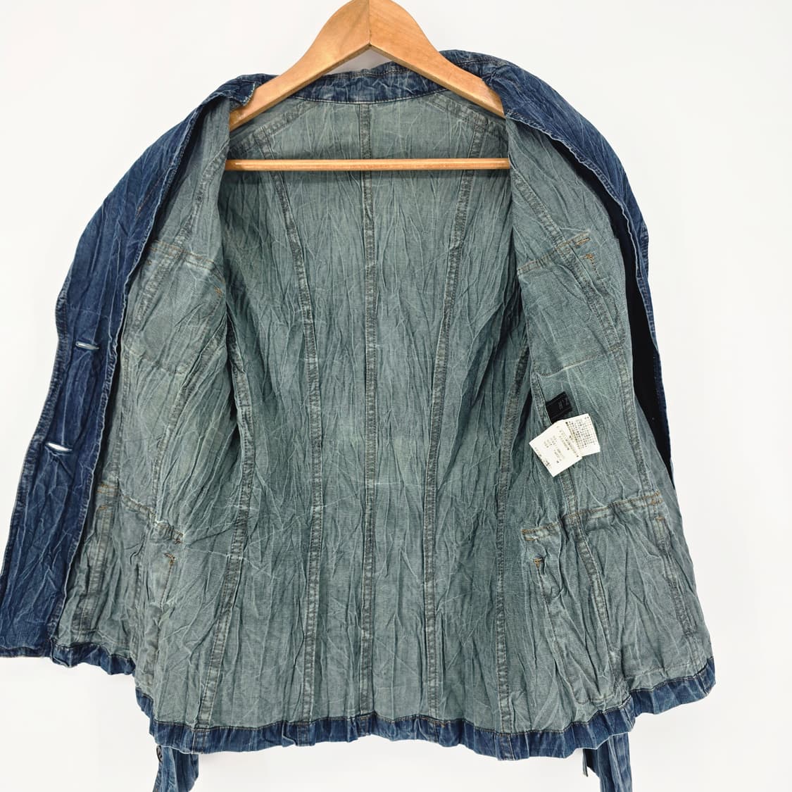 Y2K wrinkle 일본 빈티지 데님 자켓 상품이미지5