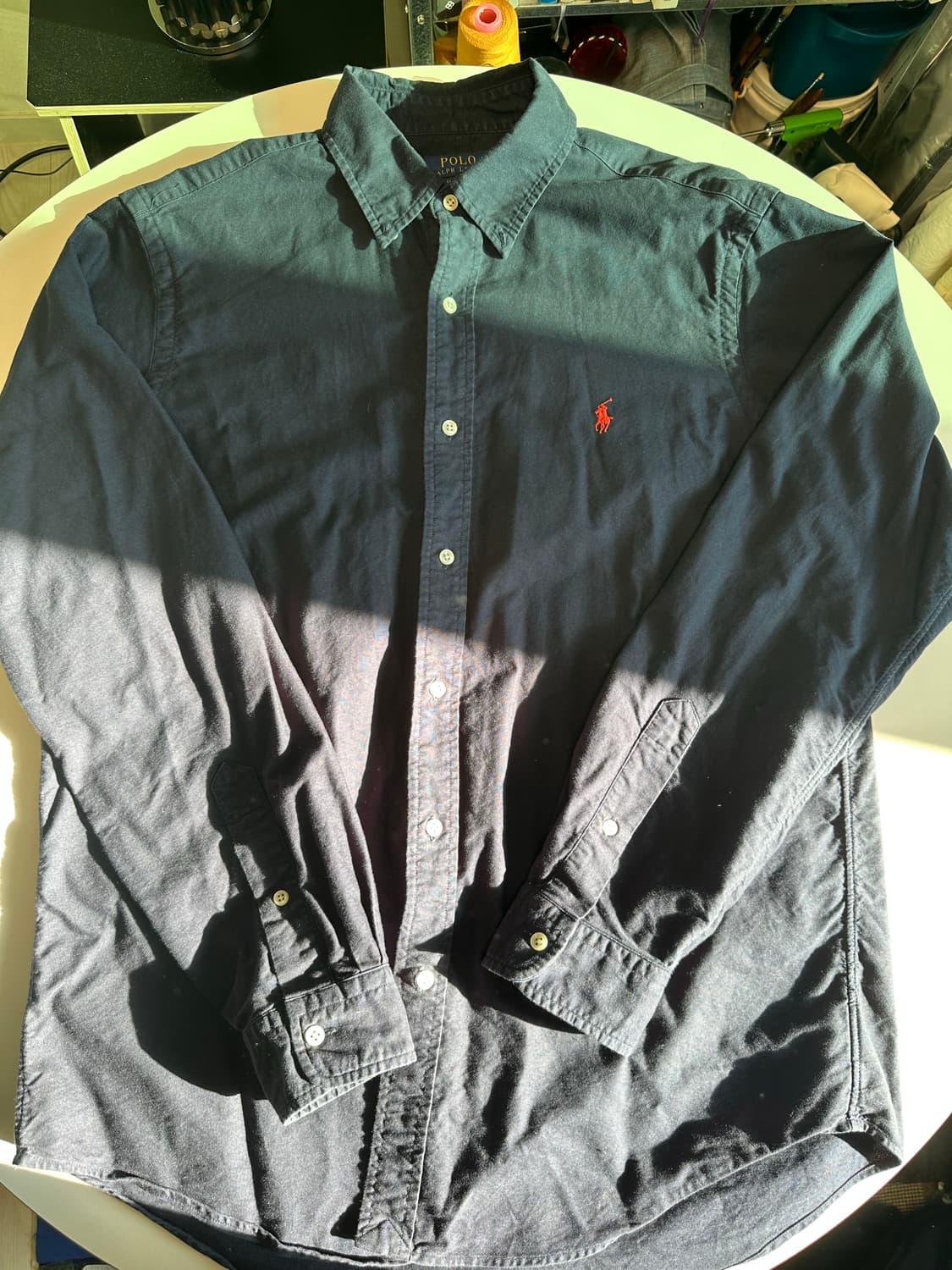 (백화점 구매) 폴로 네이비 셔츠  상품이미지1