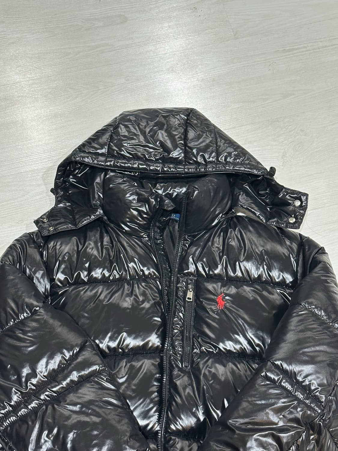 폴로 랄프로렌 고햄 유광 패딩 L 상품이미지2
