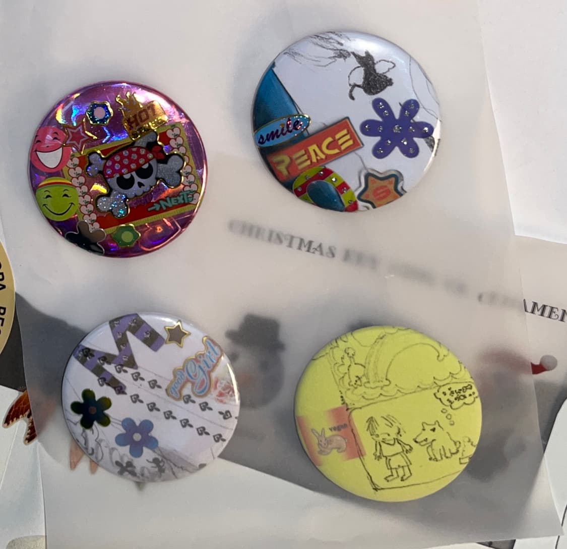 뱃지 핀버튼 브로치 { 4ℯ𝒶-1𝓈ℯ𝓉 } 상품이미지4