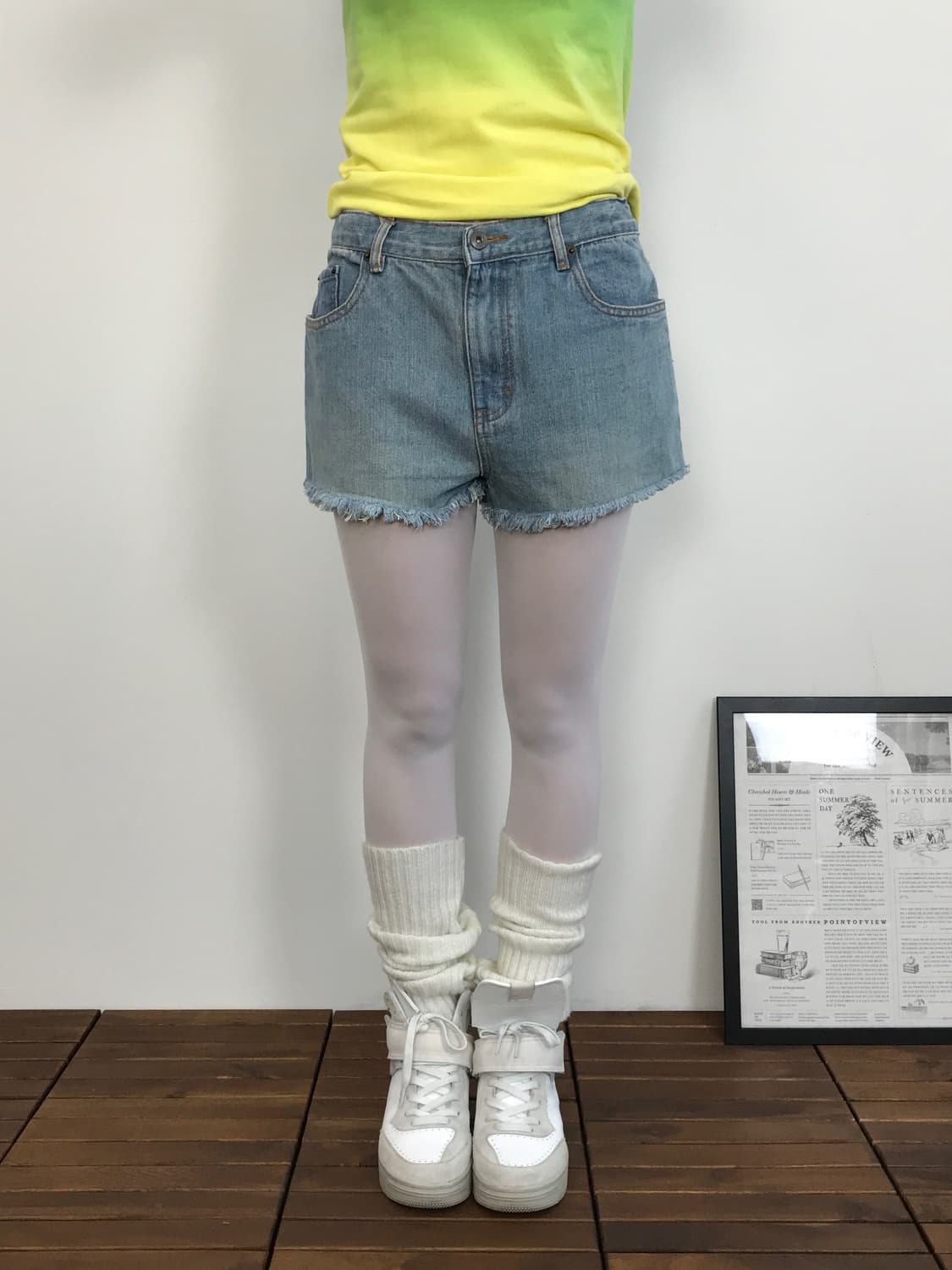 Thomson Denim Cotton Shorts  상품이미지1