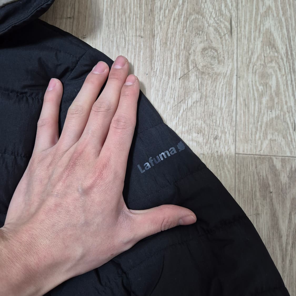 라푸마 여성 프리미엄 구스다운 후드 경량 롱패딩 M(95) 상품이미지4