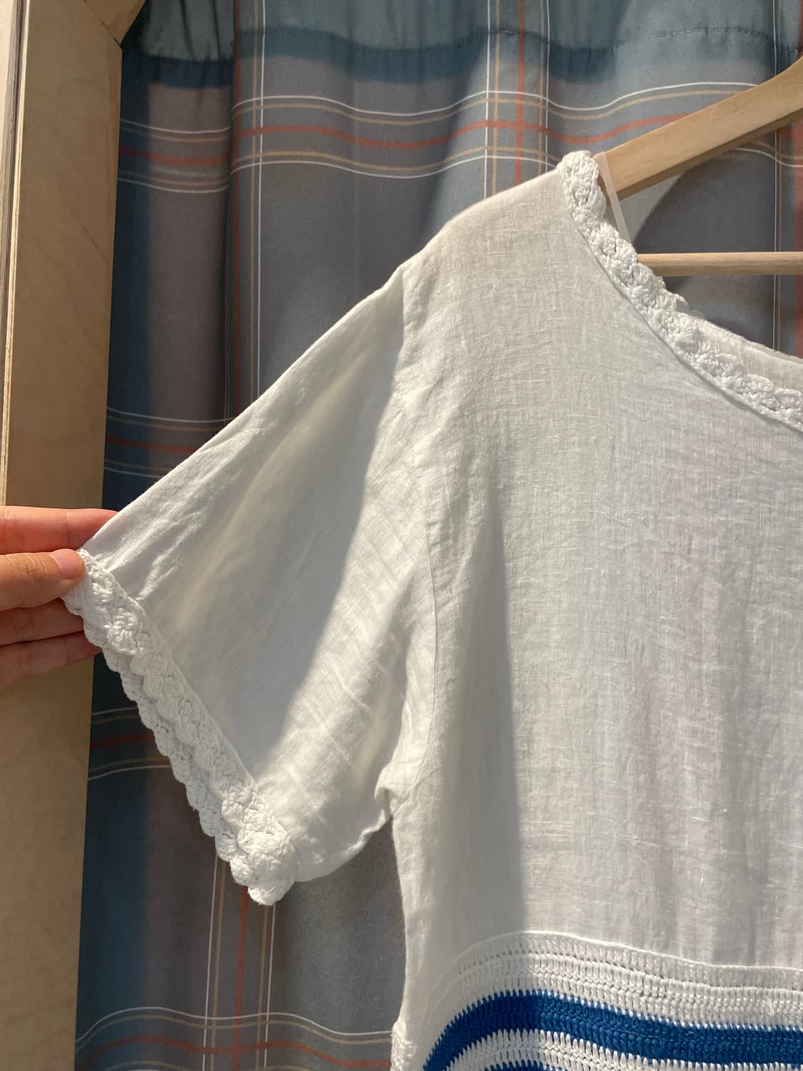 일본빈티지 린넨 블라우스 상품이미지3